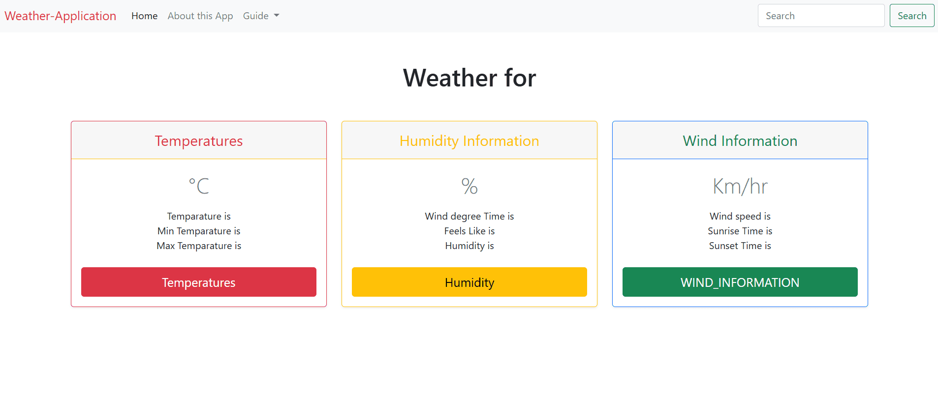 Weather Application